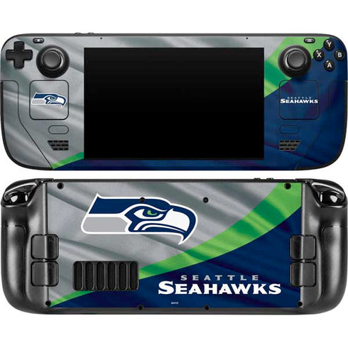 NFL Seattle Seahawks Steam Deck Handheld Gaming Computer Skin